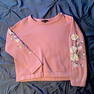 LOVE PEACE AND LAZY DAYS Cropped Sweatshirt